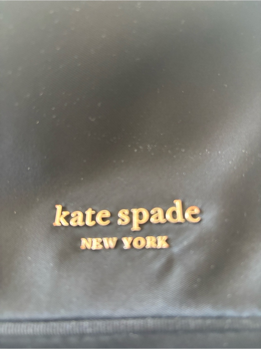 kate spade Black Shoulder Bag with Gold Logo - Picture 5 of 5
